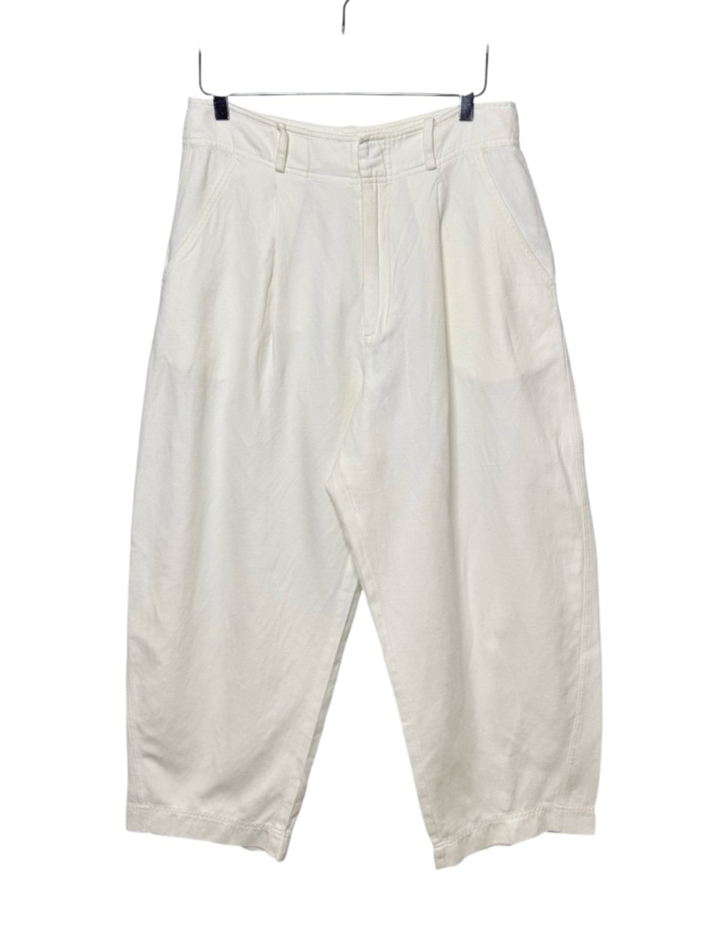 A Piece Apart Ivory Barrel Leg High Waist Women’s Trousers Sz 10